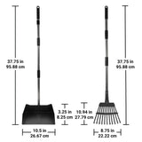 Pooper Scooper Tray & Rake Set - Two Sizes